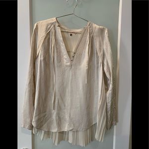 Rebecca Taylor pleated silk shirt